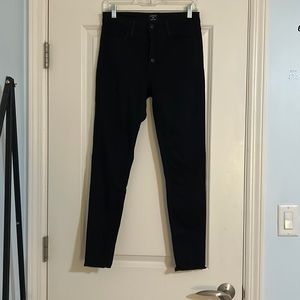 High Waisted Button Jeggings